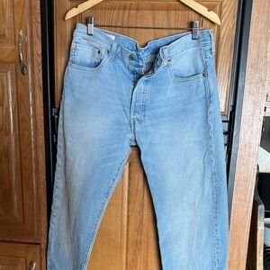 Levi's Light Blue Relaxed Men’s 501  Jeans